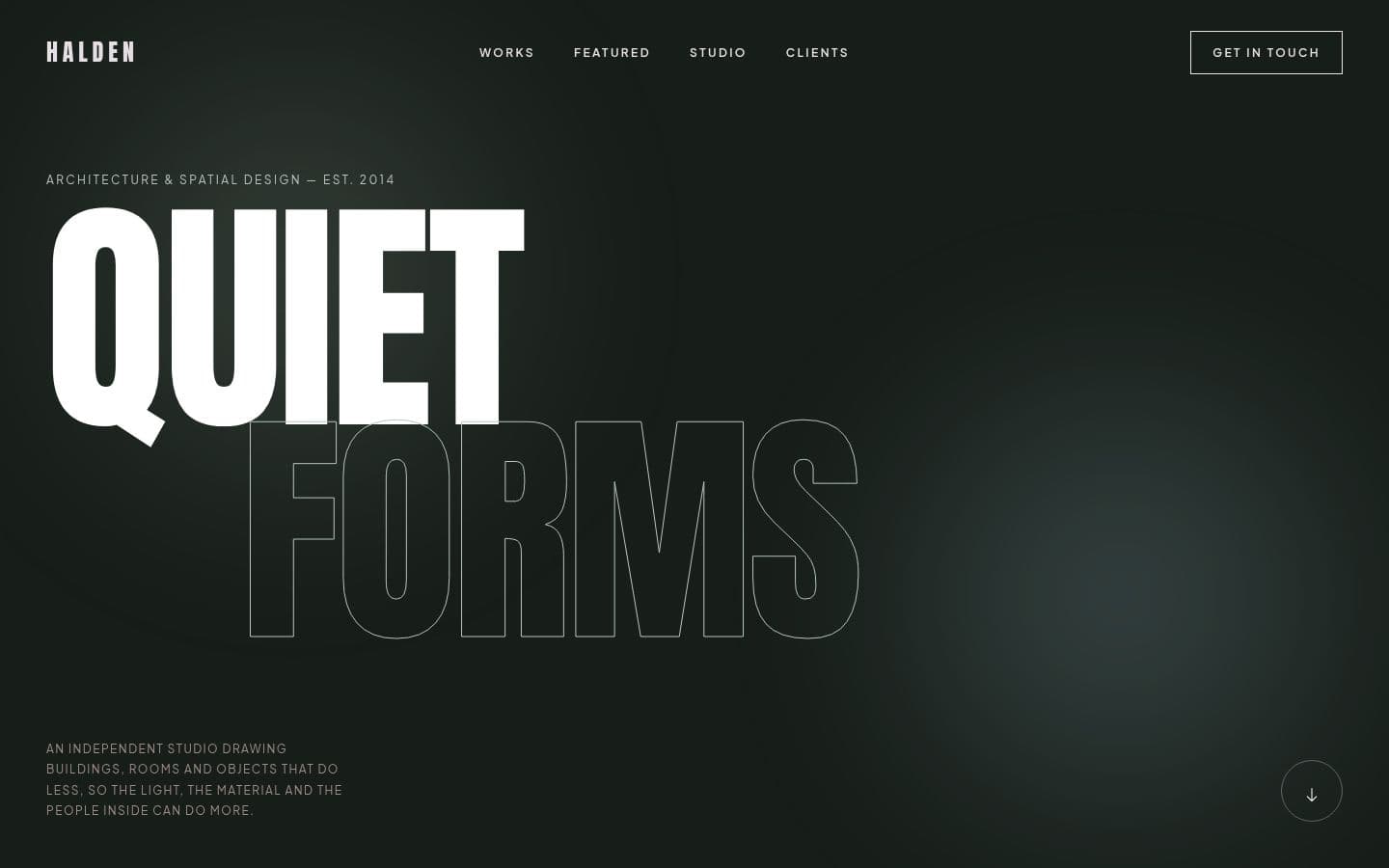 Halden concept website