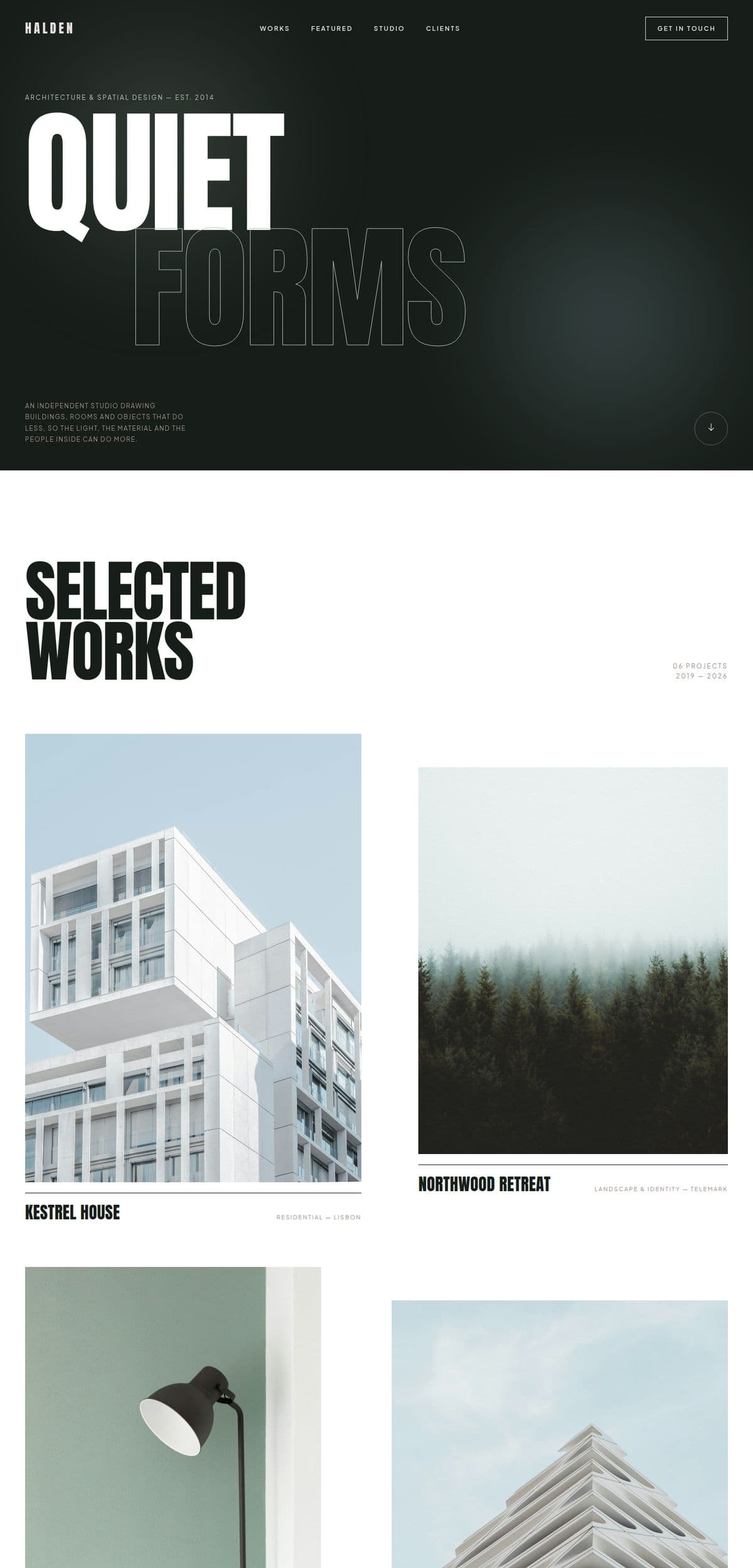 Halden concept website